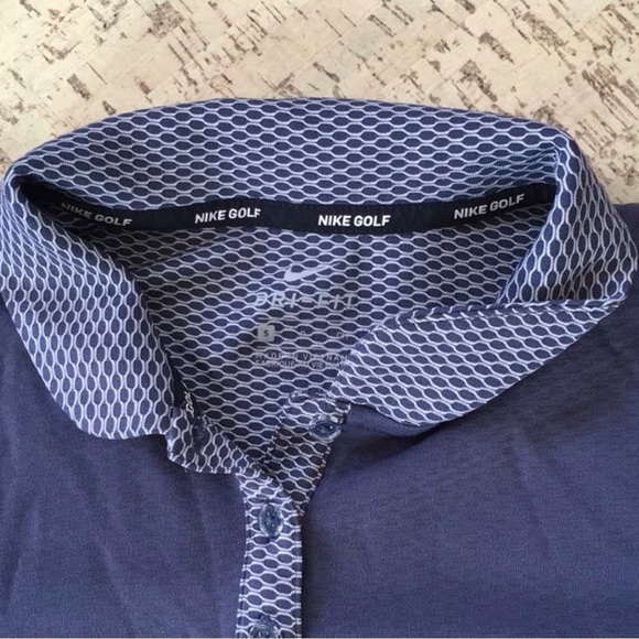 Nike Golf Dri-Fit Women’s Polo Shirt - Slate Blue/Gray - Small - Picture 4 of 4
